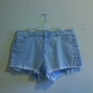 Distressed Jean Shorts